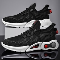 Nouvelles Chaussures Homme Tendance Coréenne Campus Couple Étudiant Décontractées Rehaussantes Couleur Unie Printemps/Été Tissage Volant Course