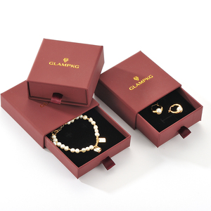 High-End Custom Logo Luxury Sliding Drawer Paper Jewelry Packaging <b>Box</b> for <b>Earrings</b> Necklace Pendant <b>Gift</b> <b>Box</b> OEM ODM Wholesale - Product Image 5