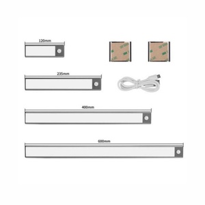 Ultra-Thin <b>LED</b> Motion <b>Sensor</b> <b>Light</b> Modern Design Aluminum Strip for Indoor Lighting for Kitchen Cabinets Closets Bathrooms - Product Image 3