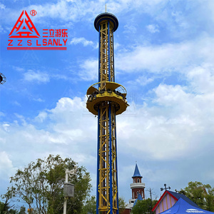 Emocionante Atracción <span class=keywords><strong>de</strong></span> Torre <span class=keywords><strong>de</strong></span> Caída Libre para Grandes Parques <span class=keywords><strong>de</strong></span> Diversiones, <span class=keywords><strong>Precio</strong></span> <span class=keywords><strong>de</strong></span> Fábrica, Equipo para Exteriores en Venta - Product Image 3
