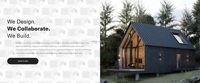 Maison Préfabriquée Conteneur Design Moderne Micro-Maison sur Roues Matériau Acier Kit de Construction Extérieure Camping Jardin Confortable