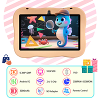 Pabrik YPORANGECHENG OEM Tablet 7 Inci untuk Anak-anak 2GB 32GB MTK 6735 Quad Core Logo Kustom Tablet Edukasi Anak