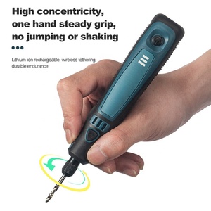 Mini-meuleuse multifonctionnelle Ananke Tools, outil de polissage et de sculpture portatif, rechargeable, électrique, 700 mAh, 15000 tr/min, vitesse variable - Product Image 4