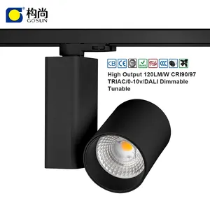 Led Spotlight Light Commercial COB Spotlight 32w Adjustable Smart LED Track Light