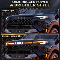 Bande lumineuse LED décorative pour calandre avant de voiture, accessoires extérieurs automobiles pour Toyota Hilux Travo 2026, modification de pick-up