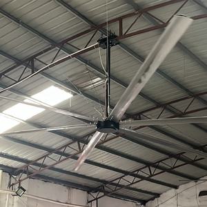 Ventola LONGWELL HVLS 10/12/14/16/20/22/24/26ft ventilatori industriali CE motore 6 pale di energia elettrica grande ventilatore per uso di lunga durata - Product Image 3