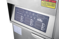 Freidora Eléctrica Comercial de 40 Litros, 220v, Tipo Americano, de Pie, con Control Totalmente Eléctrico, con Tapa y Filtración de Aceite