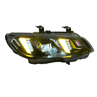 Phares à LED Double Couleur SJC Auto pour BMW Série 3 M3 E92 E93 LCI 2010-2013 Phares DRL Modifiés Yeux de Serpent 335i 328i