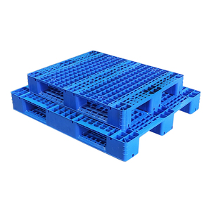 Heavy Duty 3 Skids Industry Utilizado Palé <span class=keywords><strong>de</strong></span> plástico Euro Carretilla elevadora Palet Racking Almacén Palé <span class=keywords><strong>de</strong></span> plástico - Product Image 2