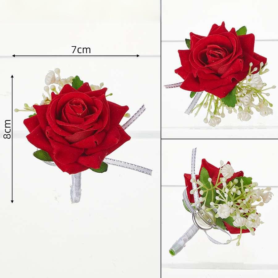 Big red corsage