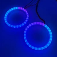 Anneaux Halo LED Angel Eyes en Coton RGBW Contrôlés par Application 70mm 80mm 90mm 95mm 100mm 110mm 120mm pour Projecteur LED