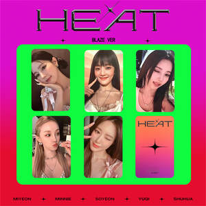 KPOP (G) Album de chaleur I-DLE Cartes postales MINNIE Shuhua YUQI MiYeon Soyeon LOMO Cartes <span class=keywords><strong>Gidle</strong></span> Photocards recto verso Fans Collection Cadeaux - Product Image 4