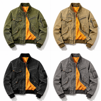 Fournisseur d'usine 2026 Veste décontractée vintage pour homme 100% coton déchirée et brodée Veste en toile punk