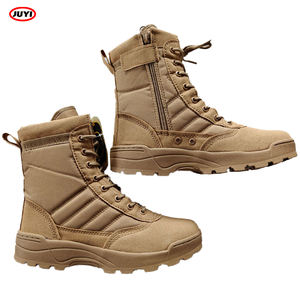 Bottes tactiques imperméables de marche d'escalade de randonnée en caoutchouc de sport du désert d'entraînement de combat de service personnalisé - Product Image 2