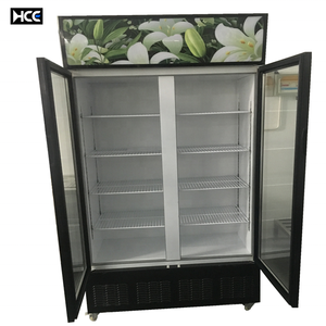 Commerciale double sided <span class=keywords><strong>porta</strong></span> di vetro di visualizzazione bevande fresche frigorifero elettronico trasparente side by side frigorifero supermercato cola - Product Image 6