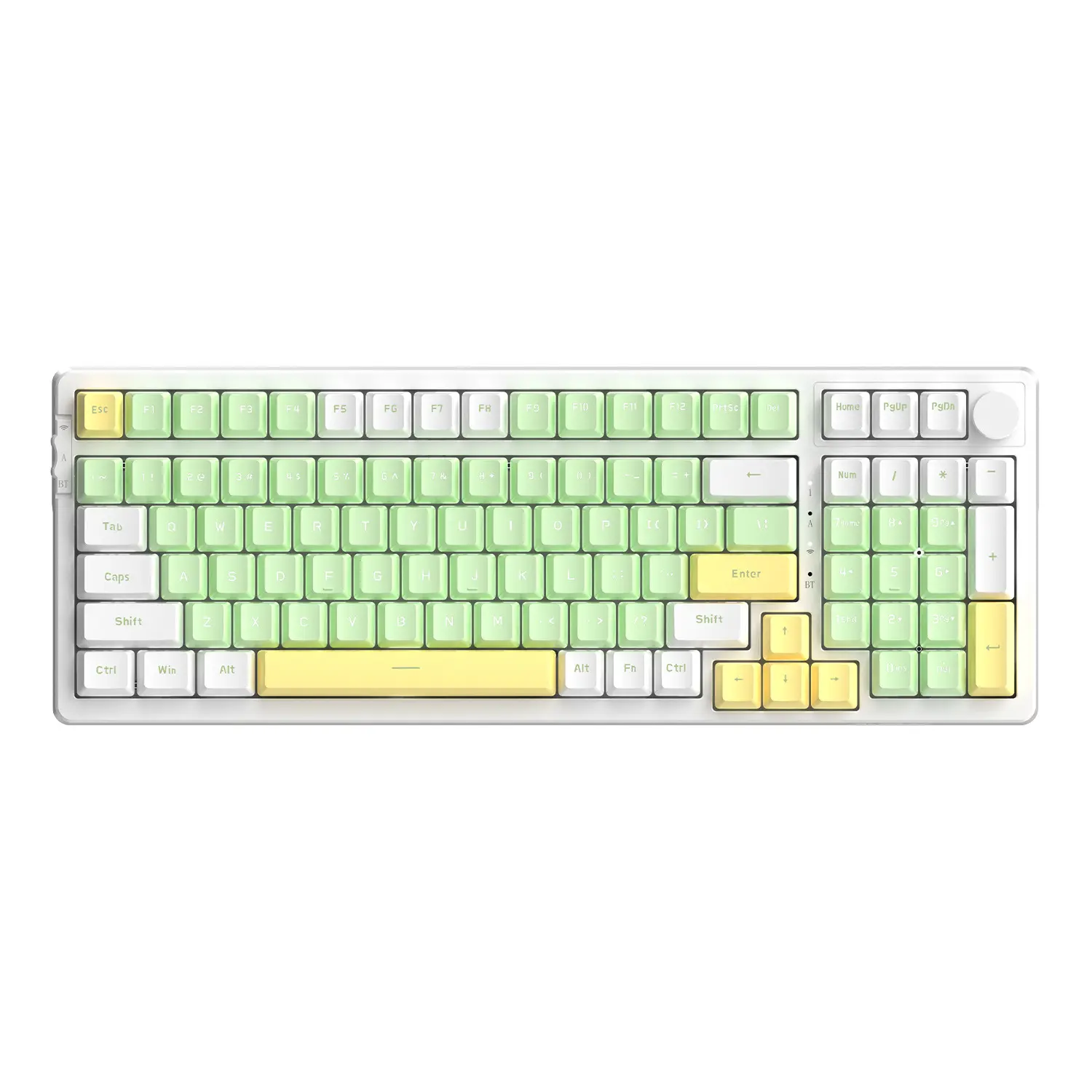 AK992 92 Keys DIY Switch Keyboard Red Green Brown Shaft Hot-swap Mechanical Keyboard with RGB/White/No Backlit Optional