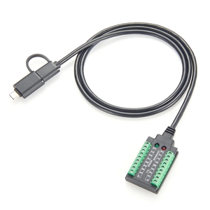 Кабель-конвертер <span class=keywords><strong>USB</strong></span> в <span class=keywords><strong>RS232</strong></span>/RS485/RS422/TTL с оплеткой для сканеров штрих-кодов и камер - Product Image 3
