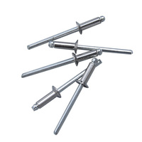 Promotion ADeli - Rivets aveugles à tête plate ronde en acier inoxydable 304 nickelé, norme GB12617, vente en gros pour fabricants