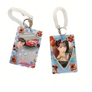 Transparent Acrylic <b>Keychain</b> <b>Customize</b> Your Own Design Photocard Holder Keychains - Product Image 1