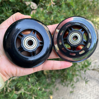Rodas de patins inline kola brusli patins à roues en ligne pu roue 76a street inline roller hockey roues