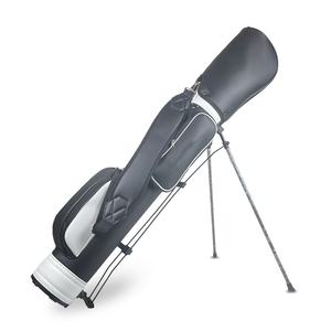 กระเป๋ากอล์ฟหนังน้ำหนักเบาสำหรับผู้ชายและผู้หญิงพร้อมสายคล้องขนาดใหญ่ดีไซน์บาร์เรลเรียบง่ายสำหรับการจัดเก็บของในคลับที่สะดวก - Product Image 6