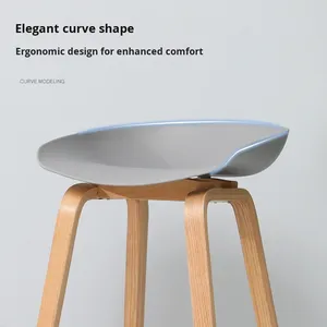 <span class=keywords><strong>Tabouret</strong></span> <span class=keywords><strong>de</strong></span> <span class=keywords><strong>bar</strong></span> moderne en <span class=keywords><strong>plastique</strong></span> <span class=keywords><strong>de</strong></span> style nordique, chaise <span class=keywords><strong>de</strong></span> comptoir à dossier haut avec repose-pieds, pieds en métal, pour îlot <span class=keywords><strong>de</strong></span> cuisine, salle à manger, pub, salon - Product Image 2