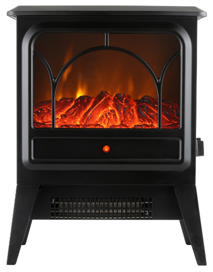 Realistic Flame Effect Electric Fireplace Thermostat