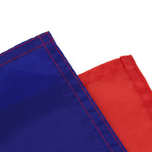 Pronto per la spedizione 100% poliestere 3 x5ft Stock rosso bianco blu benvenuto birra fredda bandiera aperta - Product Image 4