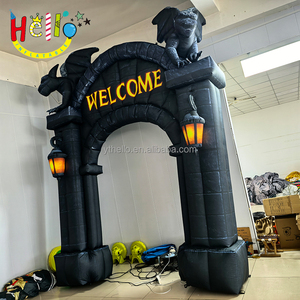 Usine En Gros Halloween Arche Gonflable Cour Décorations Jardin Lumineux Festival Décorations Gonflable Bienvenue Arche - Product Image 1