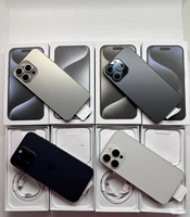 Teléfonos Inteligentes 5G Usados Originales Desbloqueados para iPhone 15 15plus 15Pro 15Pro Max de 6.7 Pulgadas, Teléfono Móvil de Segunda Mano