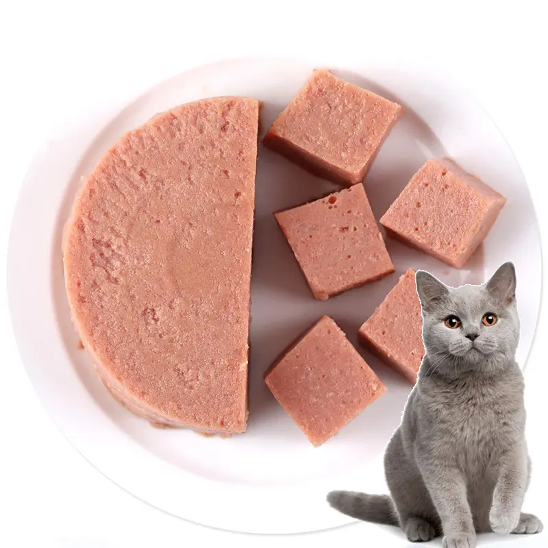 Kit di lattine per animali domestici con cibo per gatti biologico cibo per gatti tonno bianco in scatola per gatti