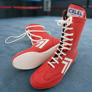 Zapatos de Boxeo de Cuero Natural Personalizados de la Mejor Calidad para Hombre - Suela de Goma para Todas las Temporadas, Personalizables - Product Image 3