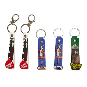 Wholesale Cartoon PVC Soft Rubber <b>Key</b> Chain Available in Various Styles <b>Customized</b> PVC Rubber Wristband Keychain - Product Image 1