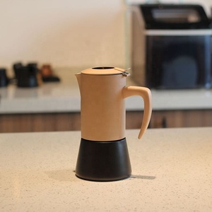 Customizable Eco-Friendly Stovetop Espresso Moka Pot Coffee <b>Maker</b> Handled Product Genre - Product Image 6