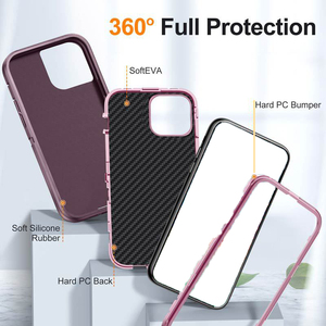 Funda Protectora Resistente 3 en 1 para Teléfono <span class=keywords><strong>Celular</strong></span>, Funda Protectora Antigolpes para Google Pixel <span class=keywords><strong>9</strong></span> Pro, para iPhone 16 15 Pro Max - Product Image 3