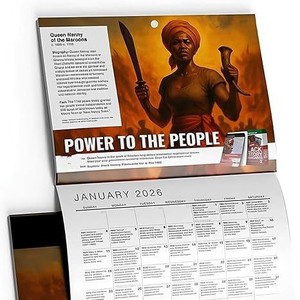 Calendrier éducatif 2026 : 365 faits sur l'histoire des Noirs – Impression numérique sur papier – Articles ménagers essentiels - Product Image 1