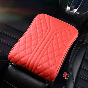 AnjunyCoussin de boîte d'<span class=keywords><strong>accoudoir</strong></span> épaissi avec poche de rangement Boîte d'<span class=keywords><strong>accoudoir</strong></span> centrale universelle housse de protection d'oreiller de voiture mémoire coton - Product Image 1