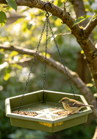 Mangeoire et abreuvoir suspendus pour oiseaux, mangeoire à eau multi-usages pour oiseaux de jardin en extérieur, à fixer sur un arbre