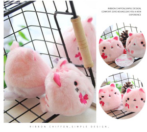 Al por mayor Muñeco de peluche colgante para llavero de gato rosa Neko Atsume Cat Backyard Cat - Product Image 5