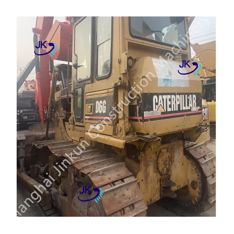 Kucing bekas merek Top d6 dozer D6D D6H D6G D6R kucing tangan kedua bulldozer D6D dengan ripper