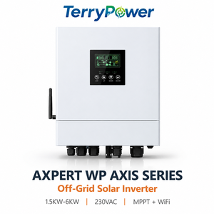 Single Phase Off Grid Solar <strong>Inverter</strong> 1.5KW 3KW 4KW 6KW <strong>Hybrid</strong> <strong>Inverter</strong> with Lithium Battery BMS Communication - Product Image 1