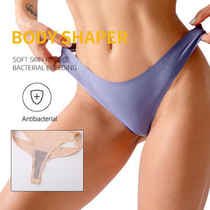 中腰女性比基尼透气内衣无缝女性性感内裤氨纶丁字裤 - Product Image 1