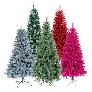 Green Height Giant Christmas Tree Large Frame Wholesale PVC Realistic Artificial Christmas Tree