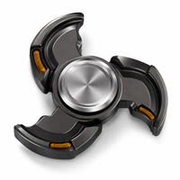 3 1 Metal Fidget Spinner Slider Combo Click Button EDC Fidget Toy Dewasa ADHD Haptic Slide Clicker Portabel Ramah Lingkungan