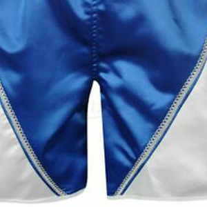 กางเกงขาสั้น MMA สีพื้นสำหรับผู้ชายดีไซน์แบบลำลองทำจากผ้าใบ - Product Image 4