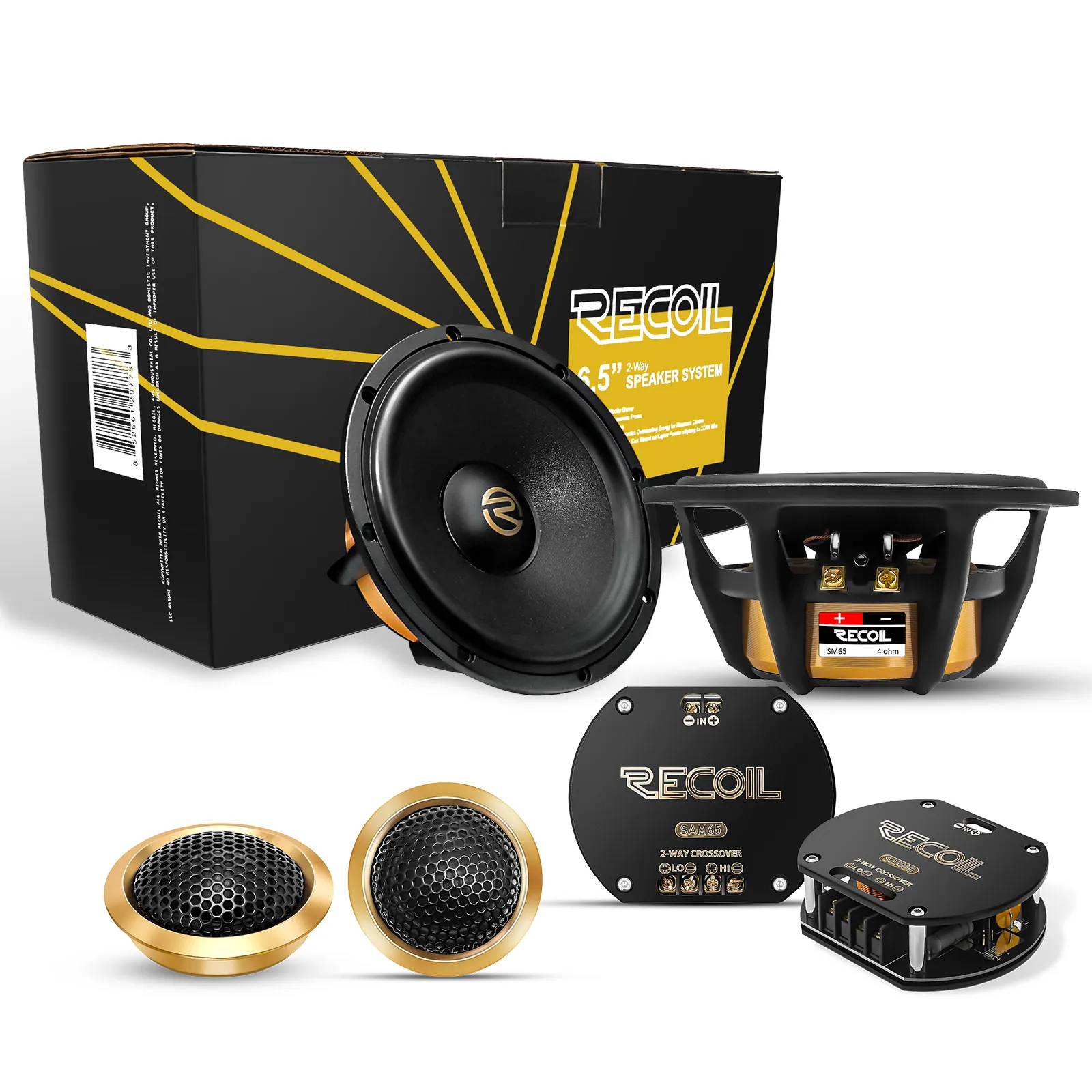 Edge SAM65 Premium Level One Serie 6,5-Zoll-Lautsprechersystem für Car-Audio-Komponenten
