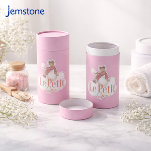 Custom Logo Kraft Cardboard Loose Powder Cylinder Tube Packaging UV Printing Biodegradable Skincare Cream <b>Paper</b> Tube Packaging - Product Image 4