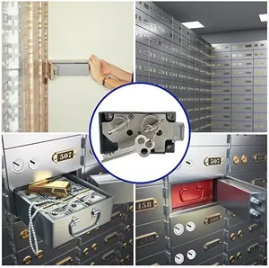 KD-73-21L उल लिस्टेड दोहरी नाक को छोड़ दिया गया सुरक्षित जमा बॉक्स संयोजन लॉक - Product Image 6