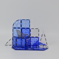 Meilleure vente 30 pièces bricolage aimant bâtiments tuiles unisexe STEM jouets éducatifs pour enfants blocs de construction magnétiques sur le thème des animaux