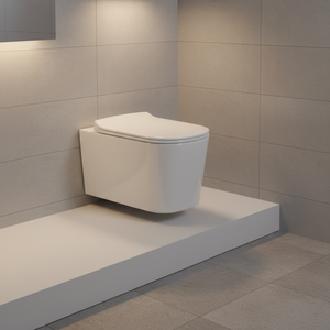 <span class=keywords><strong>WC</strong></span> mural sans bride de qualité fiable, standard occidental, avec cuvette carrée, modèle M208 - Product Image 2